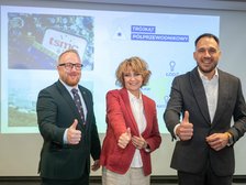 Prezydent Miasta Łodzi wraz z Przedstawicielem Polsko-Tajwańskiej Izby Przemysłowo-Handlowej oraz Przedstawicielem LipCo Foods.