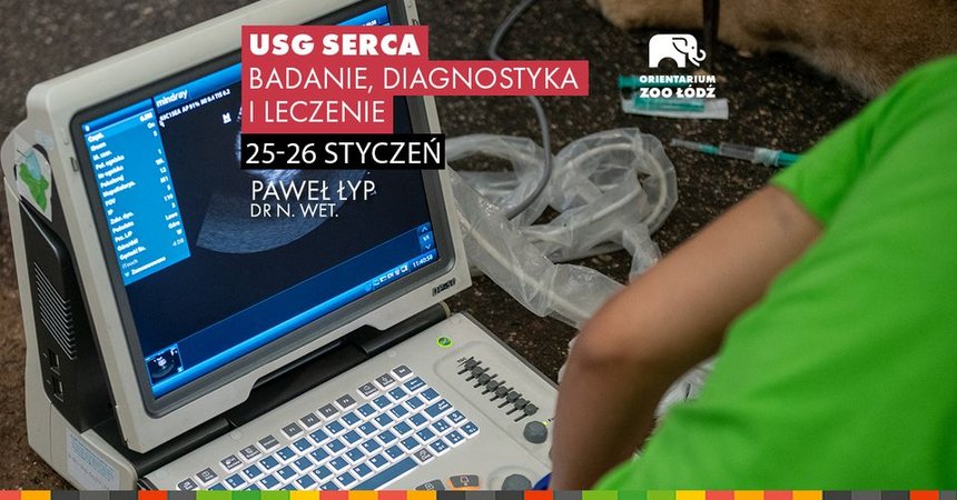 Warsztaty weterynaryjne - USG SERCA - Badanie, Diagnostyka i Leczenie w Orientarium Zoo Łódź