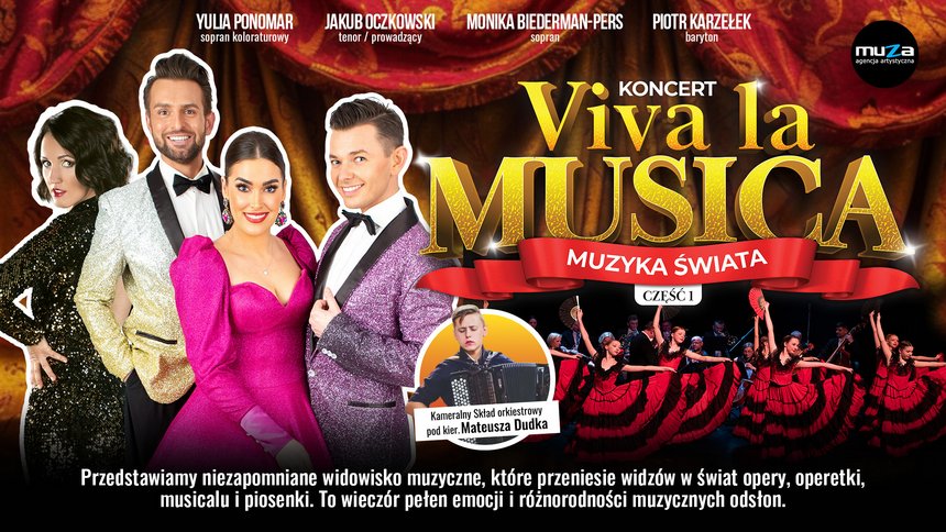 VIVA LA MUSICA w Sali Koncertowej Filharmonii Łódzkiej