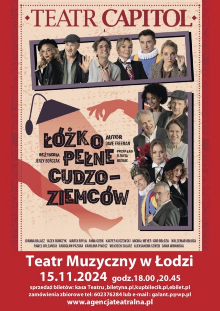 Spektakl gościnny: „Łóżko pełne cudzoziemców” w Teatrze Muzycznym