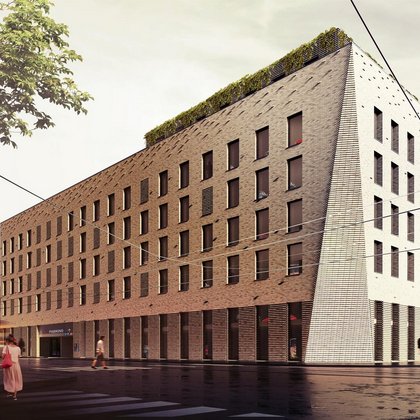 Kategoria II, Parking bez usług. II nagroda – Maja Wrońska, Przemysław Sobieski