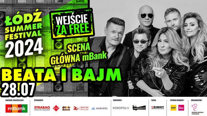  - Summer Festival 2024: BEATA i BAJM - Scena Główna mBank