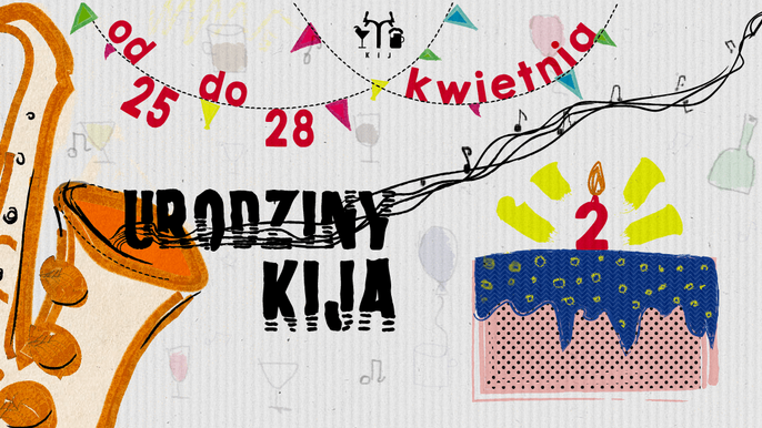 Grafika promujące wydarzenie: Jazzowe urodziny KIJa - fot. KIJ - Multitap & Cocktail Bar‎