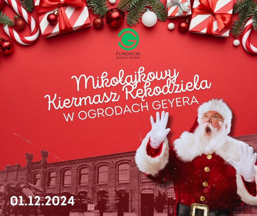 Mikołajkowy Kiermasz Rękodzieła w Ogrodach Geyera