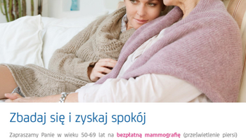 Grafika promująca wydarzenie: Bezpłatne badania mammograficzne w mammobusie LUX MED na Polesiu w kwietniu -  fot. mat. LUX MED Diagnostyka