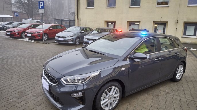 Nowe radiowozy łódzkiej policji - fot. ŁÓDŹ.PL