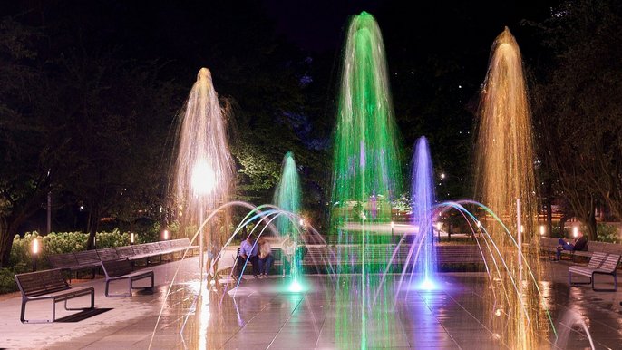 Park Moniuszki - fontanna - fot. ŁÓDŹ.PL