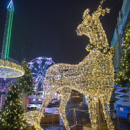 Świąteczna iluminacja na Piotrkowskiej, fot. ŁÓDŹ.PL