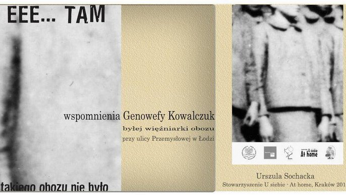 Grafika promująca wydarzenie: „Eee...tam takiego obozu nie było...” | spotkanie autorskie z Urszulą Sochacką w dawnym schronie na Brusie - fot. mat. Łódzkie Stowarzyszenie Miłośników Militariów - Kompania Brus 