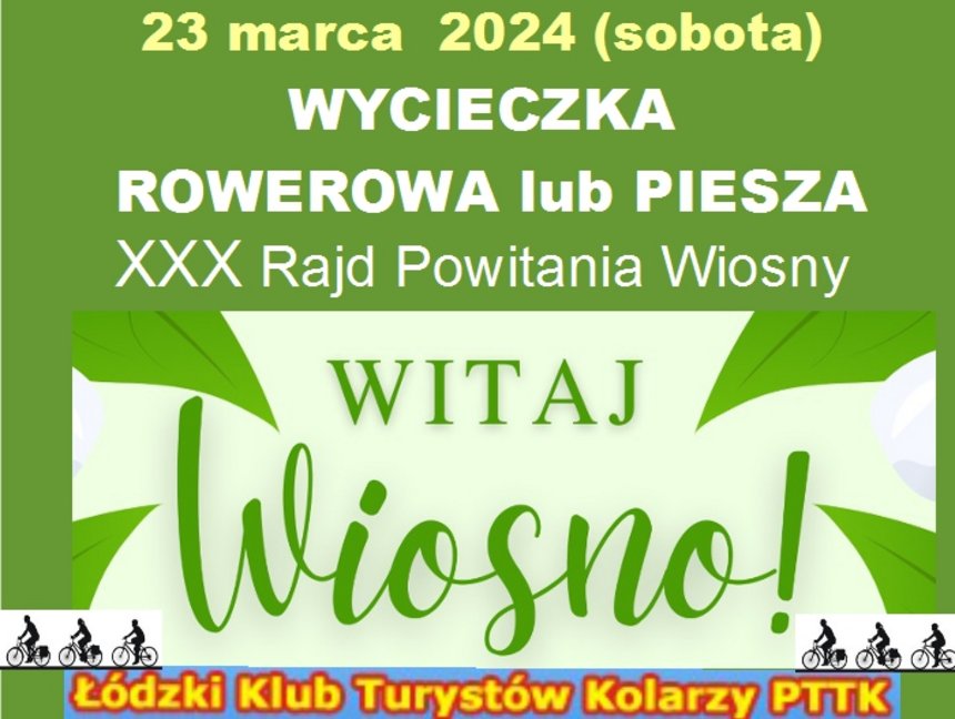 XXX Rajd Powitania Wiosny z PTTK