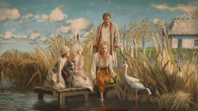 Kadr z filmu "Chłopi" 