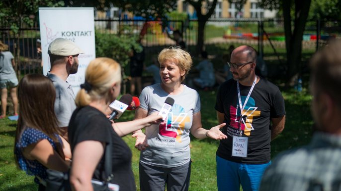 Rozpoczęła się 8. edycja Międzynarodowego Festiwalu Wolontariatu Kontakt Łódź, organizowanego przez Fundację Tomy, przy współpracy z Urzędem Miasta Łodzi. - fot. Witold Ancerowicz