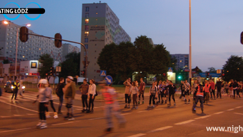 Nightskating Łódź #4/2017 w Manufakturze -  fot. mat. pras.  Nightskating Łódź