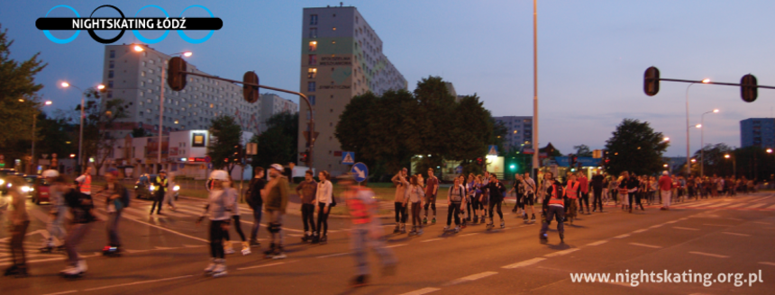 fot. mat. pras. Nightskating Łódź