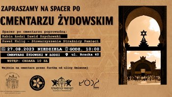 Spacer po Cmentarzu Żydowskim w Łodzi  