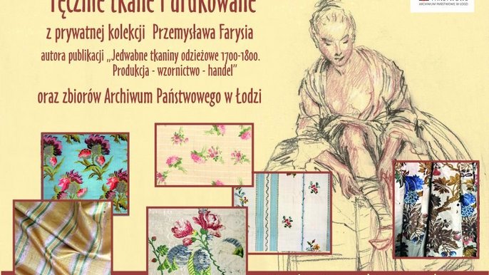 Jedwabne tkaniny odzieżowe 1700-1800 