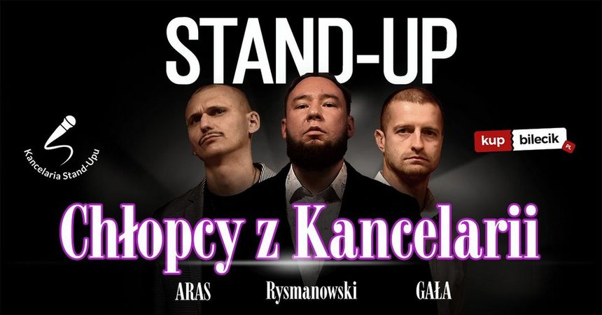 Stand-up: Chłopcy z Kancelarii w BohoArt Cafe