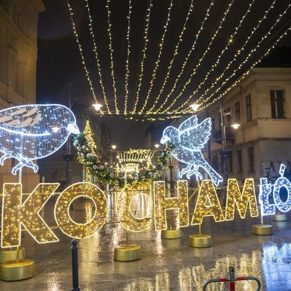 Świąteczna iluminacja na Piotrkowskiej, fot. ŁÓDŹ.PL