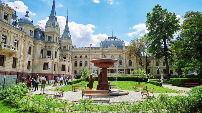 Ogród pałacu Poznańskich - fot. Łódź.pl