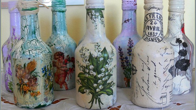 Decoupage na butelkach - fot. mat. prasowe