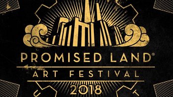 Grafika promująca wydarzenie: "Promised Land Art Festival 2018" -  mat. pras. PLAF