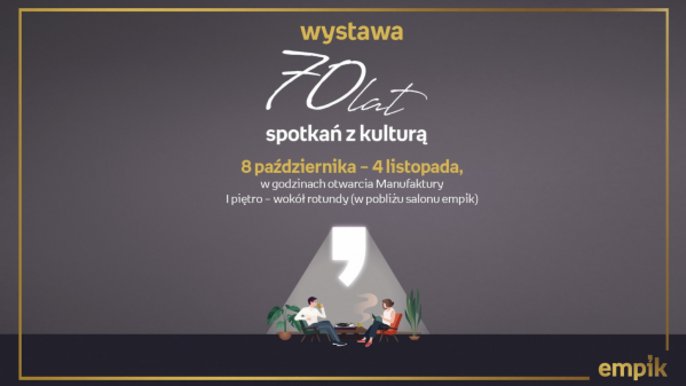 70 lat Empik: 7 słuchowisk na 70-lecie - wyjątkowe lekcje historii i literatury w Niebostanie - mat. pras. Salon Empik Łódź Manfaktura