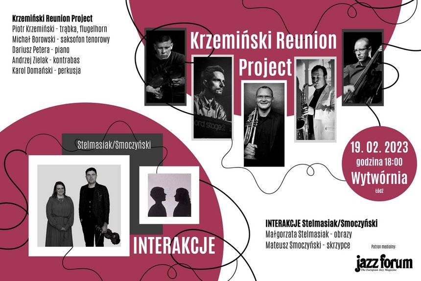 Krzemiński Reunion Project - 19.02 godz 18:00 Klub Wytwórnia