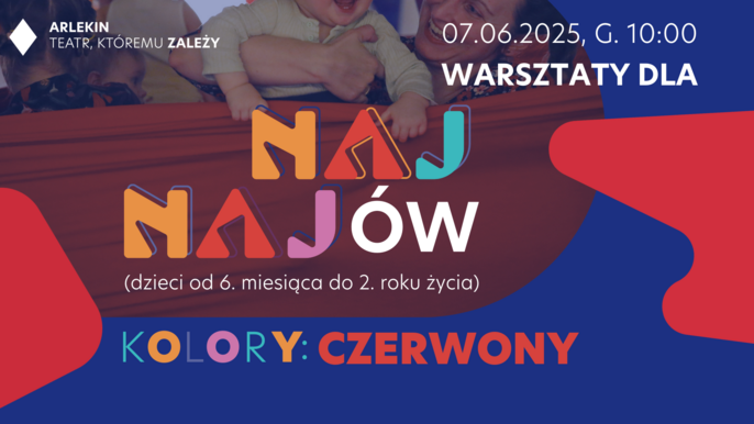  - Warsztaty dla najnajów w Teatrze Lalek Arlekin - kolor czerwony