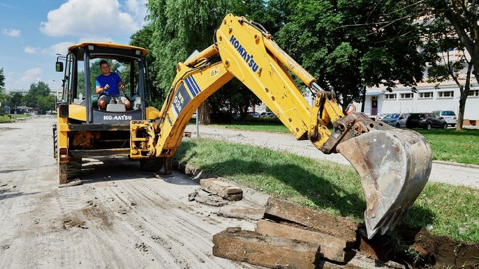 Remont ulicy Strażackiej - fot. LODZ.PL