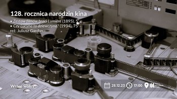 128. rocznica narodzin kina w Muzeum Kinematografii w Łodzi  