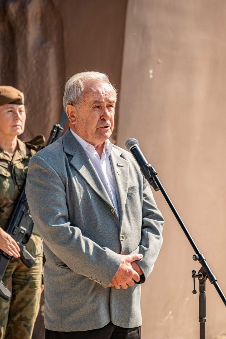 Ocalały Jerzy Jeżewicz. Fot. P. Wacławiak UMŁ. 