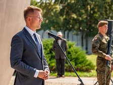 Przemawia wiceprezydent Adam Wieczorek. Fot. P. Wacławiak, UMŁ. 