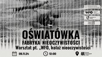  -  Włodzimierz Puchalski z ptakiem na plecach. Zdjęcie czarno-białe