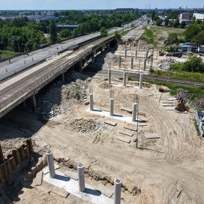 Remont wiaduktów ul. Przybyszewskiego, fot. ŁÓDŹ.PL