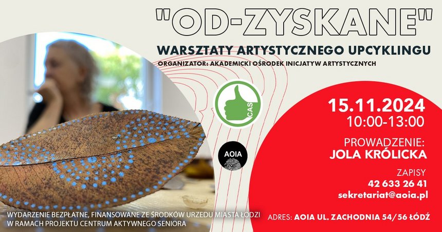 Od/zyskane warsztaty upcyklingowe