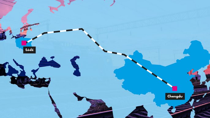 The railway cargo connection from Łódź Olechów to the Chinese Sichuan existing from 2013 is the Europe’s fastest connection, and the only one that has a fixed transport schedule for the whole year - fot. z arch UMŁ