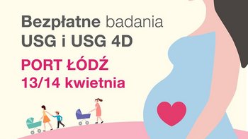 Grafika promująca wydarzenie: "Szczęśliwe Dziecko, Szczęśliwa Mama 2019 w Łodzi" - w Porcie Łódź -  fot. mat. Port Łódź