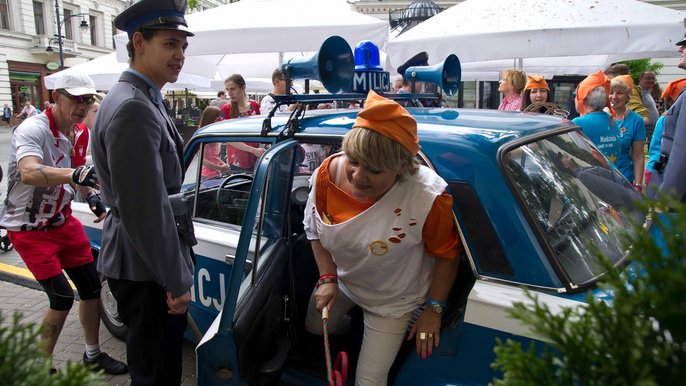 Zgarnięcie "pomarańczowych" - foto Andrzej Janecki