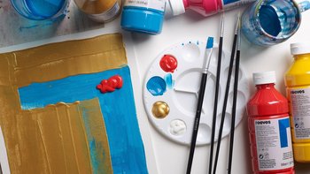 Grafika promująca wydarzenie: Akademia Reevesa - warsztaty w pracowni artystycznej OKO -  fot. mat. Pracownia OKO