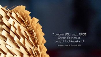 Grafika promująca wydarzenie: Jolanta Rudzka Habisiak | Ab Ovo Permutacje - wystawa w Galerii Re:Medium (Miejska Galeria Sztuki w Łodzi) -  mat. pras. MGSŁ