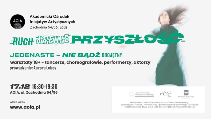 Warsztaty: JEDENASTE - NIE BĄDŹ OBOJĘTNY 