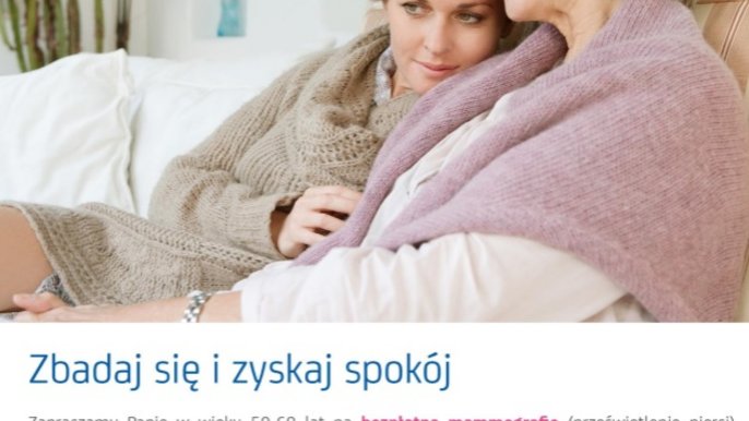 Grafika promująca wydarzenie: Bezpłatne badania mammograficzne w mammobusie LUX MED przy CH Sukcesja w październiku - fot. mat. LUX MED Diagnostyka