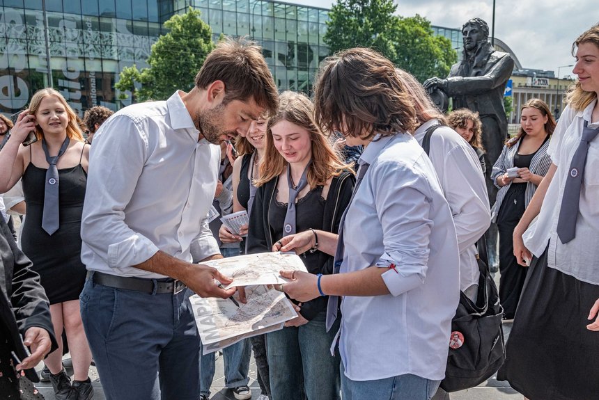 Wiceprezydent Adam Pustelnik. Fot. P. Wacławiak, UMŁ. 