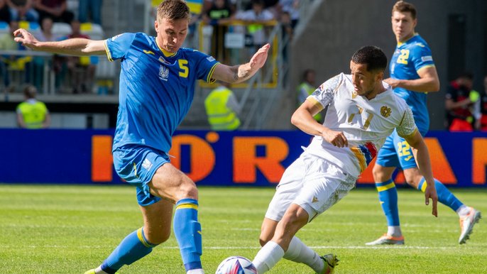 Ukraina pokonuje Armenię na stadionie ŁKS w Łodzi! - fot. Paweł Łacheta