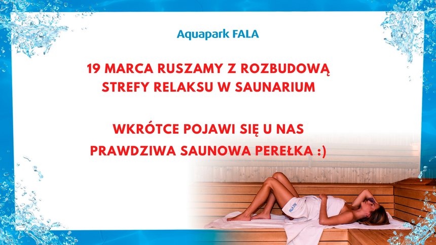 Aquapark Fala: Grafika informacyjna.