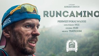 Grafika promująca wydarzenie: "RunCamino" - łódzka premiera filmu w Teatrze DOM na Piotrkowskiej -  fot. mat. Teatr DOM