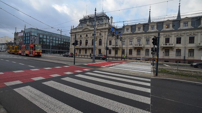 Nowe bezpieczne przejście dla pieszych - fot. Paweł Łacheta / UMŁ