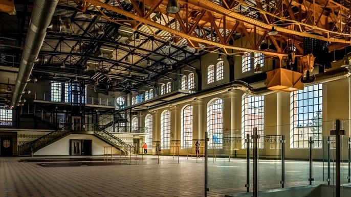 Tematem wystawy będzie rewitalizacja. Na zdjęciu odnowiona hala maszyn w EC1 Łódź 