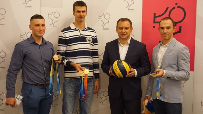 Łódzcy strażacy, to też świetni sportowcy - fot. Monika Pawlak / UMŁ