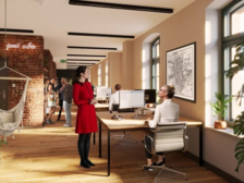 Wizualizacje zmian famuły przy Ogrodowej 24.